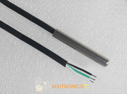 3 draad PT100 Platinum RTD Temperatuur sensor