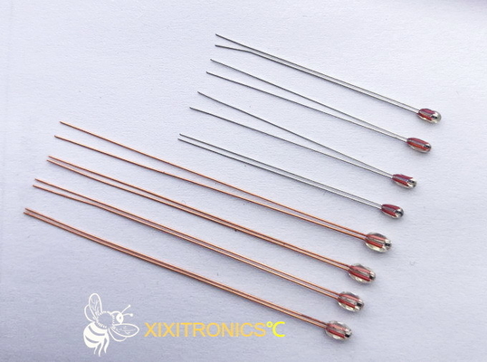 Het radiale Glas bedekte Chip Thermistors voor de reeks van AIRMATIC MF57 met Hoofdgrootte 1.6mm &amp; 2.3mm met een laag