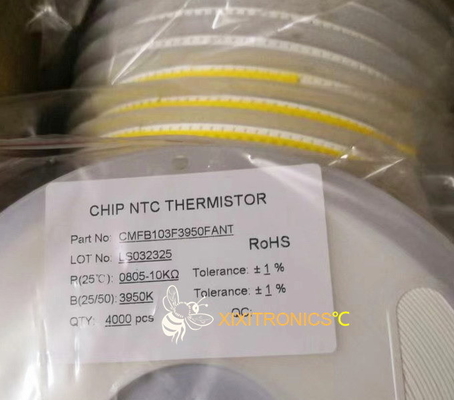 SMD 0805 de Thermistoren 10K 3950K van Chip Style NTC voor LCD TCXO Printer
