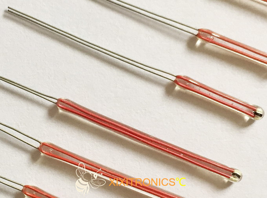 1KΩ-2.3 MΩ van de het Glasntc Thermistor MF60 van de glassonde de Reeks ntc thermistor 3950