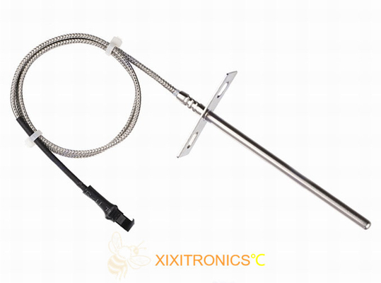 4 Draad RTD PT1000-sonde met hoge temperatuurflangen voor elektrische oven