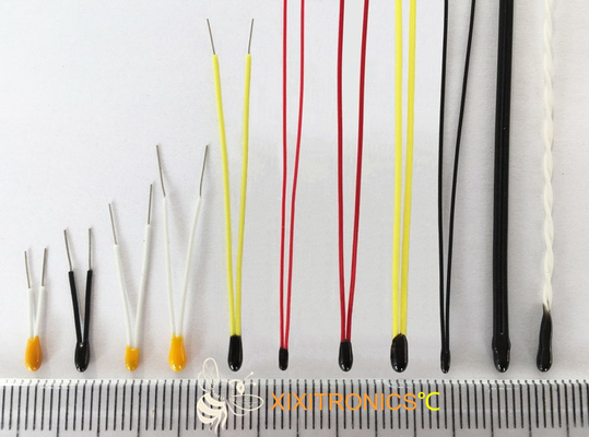 Teflondraad Kleine Hoofdgrootte van Epoxy Met een laag bedekte Thermistoren mf5a-5 de Thermistor van het Reeks10k Ohm NTC