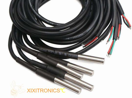OD6.0mm Uitgang Digitale DS18B20 Temperatuursensor voor voertuigen van de MFT-4401-serie