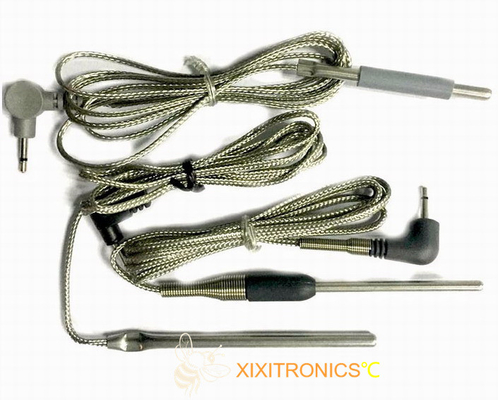 PTFE-de Temperatuur Sonde Gebakken Oven Thermometer Temperature Sensor van het Kabelvoedsel mff-8 Reeksen